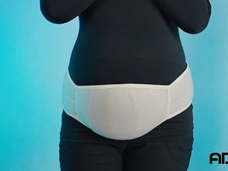 نحوه بسته شدن 	شکم بند دوران بارداری آدور